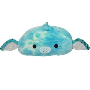 Squishmallow Blue Fish Freddy Stackable Kellytoy